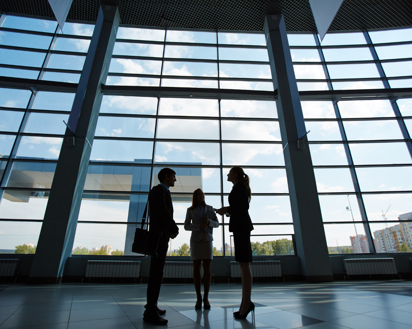 Business meeting presentation